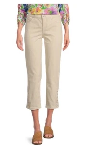 Code Bleu Size Chelsea High-Rise Micro Snap Hem Capri Jeans Women’s 10 - Picture 1 of 1