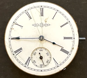 Antique 1888 Illinois Grade 140 Pocket Watch Movement Good Balance 6s 7j USA - Picture 1 of 4