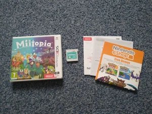 NINTENDO 3DS 2DS MIITOPIA MUY BUENA CON PIEZAS DE PAPEL, CAJA PROBADA FUNCIONANDO 7+ 2017 - Imagen 1 de 3