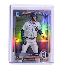2025 Bowman Chrome Max Clark Refractor /499 #BCP-24 - Picture 1 of 2