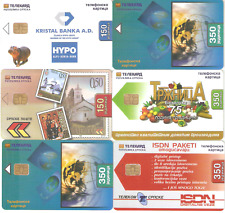 LOT of 6 Bosnia Herzegovina phonecards,sample