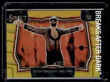 2023 Panini Select WWE Gold Prizm Seth “Freakin” Rollins 10/10 #231