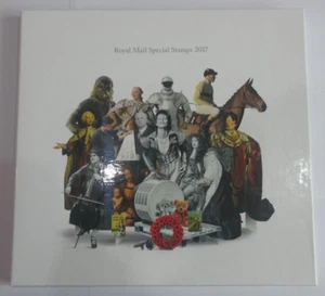 2017 Royal Mail Special Stamps Edition Book + 124 Stamps Inc Star Wars, Bowie + - Picture 1 of 11