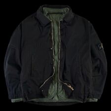 Vintage Stone Island 1985 Raso Gommato Jacket with Quilted Liner Size Large