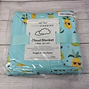 NIB Little Sleepies Pineapple Jams Cloud Blanket - Picture 1 of 2