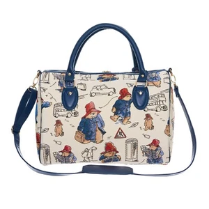Signare Tapestry Paddington Bear Travel Shoulder Bag Weekend Overnight Leisure - Picture 1 of 4
