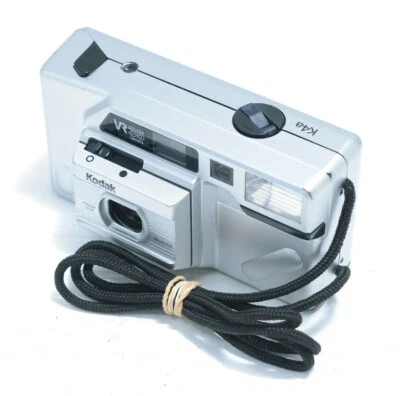 Kodak VR35 Silver 35mm Compact Retro Film Camera w/ Flash & Case RARE - Tested! - Image 1 of 4