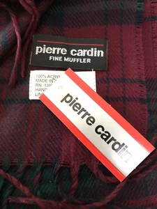 PIERRE CARDIN Fine Muffler Scarf    AS IS - Picture 1 of 3