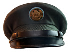 U.S. Army Green Hat With Great Seal Of The U.S. On Blue Roundel And Papers