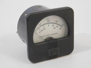 Collins S-Meter for Vintage Ham Radio Receiver (very nice) - Zdjęcie 1 z 4