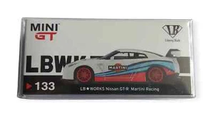 TSM Mini GT 133 LB Works Nissan GT-R R35 Martini Racing 1:64 - Picture 1 of 1