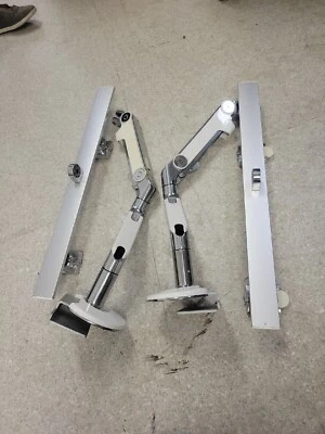  Humanscale M8 Articulating Dual Monitor Arm with Double Crossbar- NO VESA PLATE - Image 1 of 4