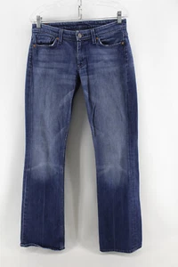 7 For All Mankind DARK Blue jeans Style U170M J080U-470S Tag Size 29 30X34 - Picture 1 of 13
