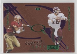 1997 Absolute Beginnings Leather Quads Warrick Dunn Jim Druckenmiller Rookie RC