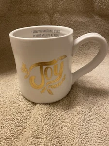 Taza de té de café DaySpring 71467 Luke 2:10 Joy de alta resistencia 1982 - Imagen 1 de 5