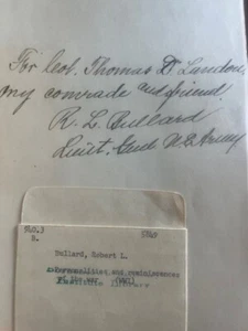 Signed Bullard Robert Lee Personalities and Reminiscences of the War 1 History - Foto 1 di 3