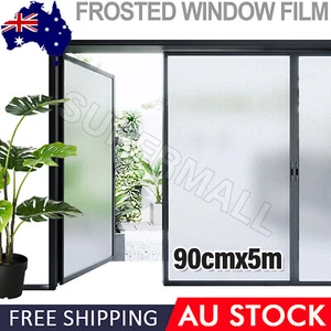 90cm*5m Clear Frosted Home Window Glass Removable Privacy Film OZ - Picture 1 of 12