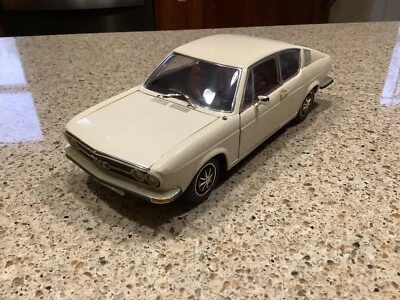 Rare Vintage AUDI 100 COUPE S WHITE ANSON VERY OLD RELEASE 1:18 SCALE - Image 1 of 4