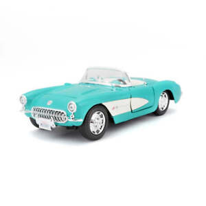 10-31275 Bburago Maisto - 1957 Chevrolet Corvette - 1:24 - azzurro