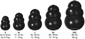 KONG Extreme Black Dog Chew Toy Tough Power Chewers Teething Aid ~ PICK SIZE - Picture 1 of 6
