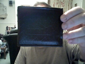 FAUX LEATHER MENS WALLET BIRTHDAY CHRISTMAS SECRET SANTA FREE UK POST - Picture 1 of 2