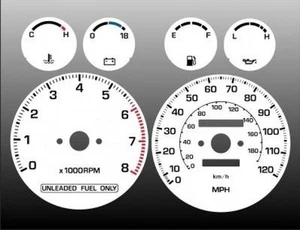 White Face Gauges for 1986-1989 Toyota Celica GT - Picture 1 of 4