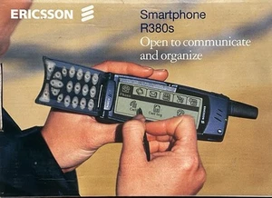 Teléfono móvil Ericsson R380s vintage defectuoso para aficionados - Imagen 1 de 16