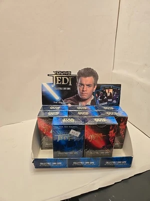 STAR WARS YOUNG JEDI STARTER DECKS SEALED COUNCIL CCG 1999 DECIPHER - Image 1 of 4