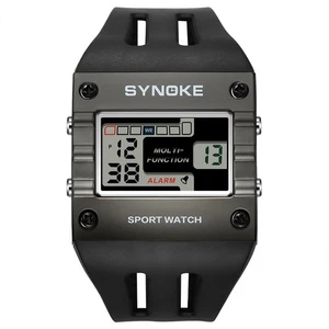 Mens Digital Sports Watch Large Display Face Big Digits Easy to Read, Waterproof - Picture 1 of 18