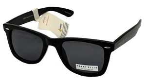 Perry Ellis Mens Sunglass Black Plastic Square, Smoke Gradient Lens PE89 1 - Picture 1 of 13