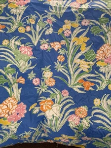 Vintage 1978 A Woodson Handprint “KYOTO “ Boho, Tropical, Preppy. 2 Yards . - Picture 1 of 22