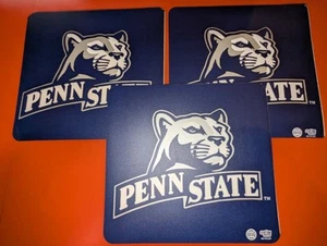 Lot of 3 Penn State Nittany Lions Logo College Computer Mouse Pads - Picture 1 of 3