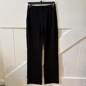 Shape FX Women’s Pants Black Size Medium Made In USA Wide Leg Shape wear - Picture 1 of 8