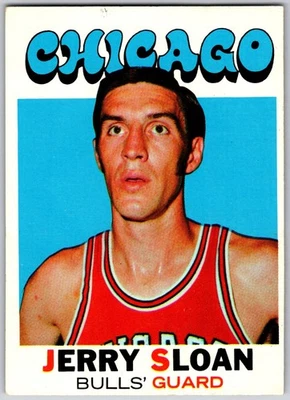 ⭐1971 Topps #87 - Jerry Sloan Chicago Bulls (EX) *HGCARDS* - Image 1 of 2