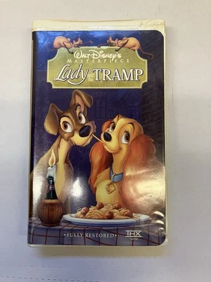 Walt Disneys Lady and the Tramp VHS  1998 Masterpiece Collection Edition - Image 1 of 4