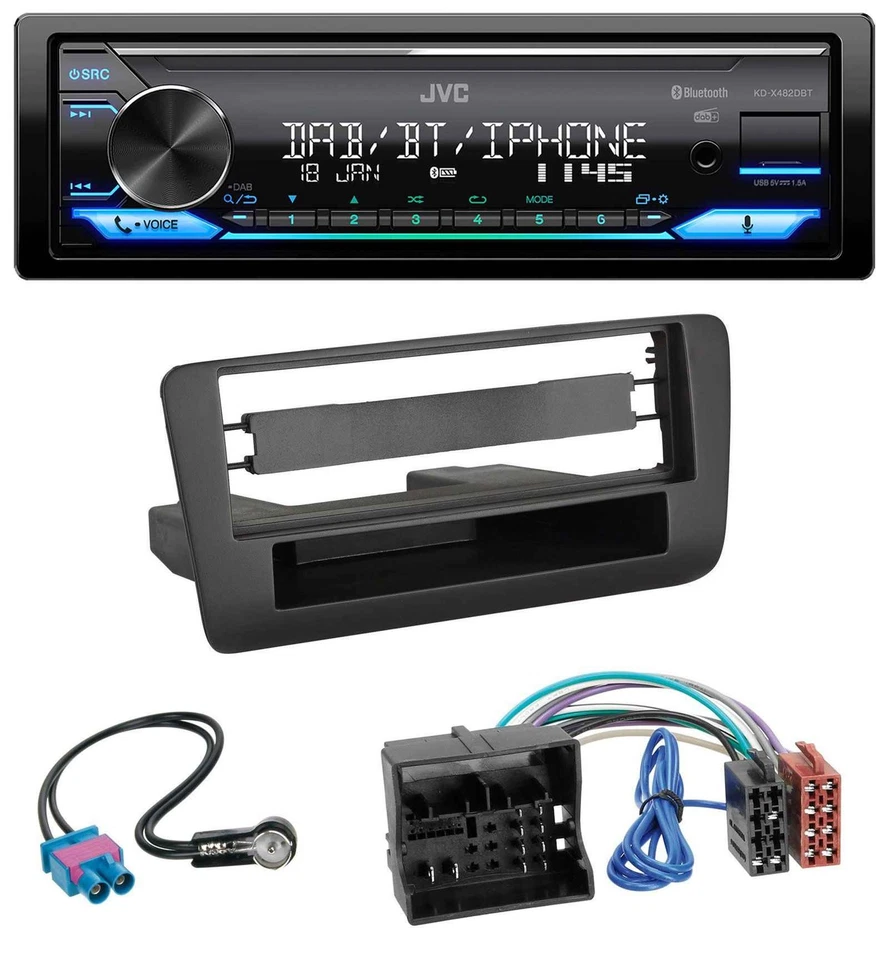 JVC Bluetooth DAB USB MP3 Autoradio für Audi A1 (ab 2012) - Bild 1 von 4
