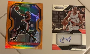 2016-17 Prizm Cj McCollum Auto und 2020 Prizm Orange /49! - Bild 1 von 2