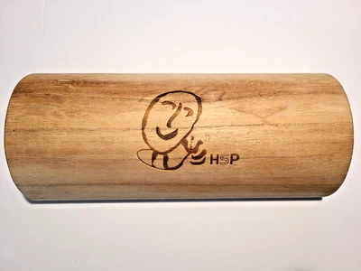 Wooden Pillow Korean Yoga Round Neck Support Therapeutic Pre-owned - Image 1 of 4