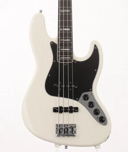 Used Fender Usa / American Deluxe Jazz Bass N3 Olympic White Ochanomizu Main Sto - Picture 1 of 11