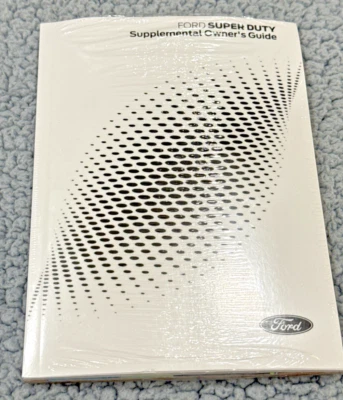 2025 Ford Super Duty Supplemental Owners Guide Manual F-250 F-350 F-450 F-550 - Image 1 of 4