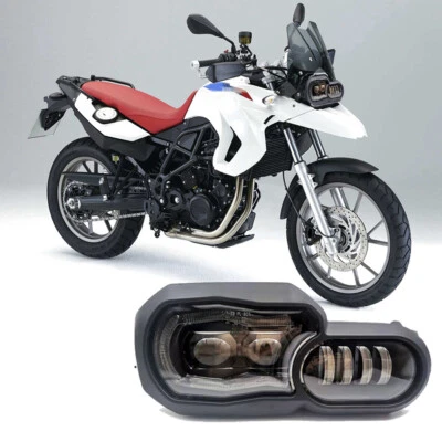 For BMW F650GS F700GS F800GS F800ADV F800R LED Headlight High/Low Beam DRL Lamp - Image 1 of 4