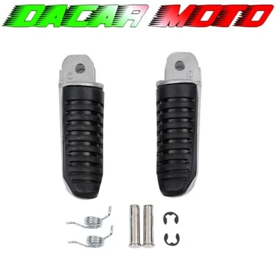 COPPIA PEDALINI POGGIAPIEDI FOOTPEGS PILOTA per suzuki GSF BANDIT 1200 2004 - Imagem 1 de 2