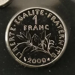 1 FRANC SEEDER 2000 BU SEALED AND OUT OF THE BOX / UNC FRANCE - Picture 1 of 2