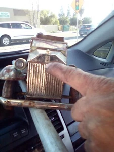 VINTAGE MID CENTURY BRASS METAL BRITISH ROLLS ROYCE SILVER CLOUD CONVERTIBLE - Picture 1 of 2