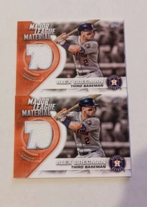 (2) Alex Bregman - Houston Astros 2021 Topps Major League Materials Relic MLM-AB - Picture 1 of 2