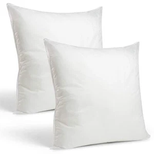 Set 2 Cuscini Ipoallergici Interni 24" x 24" (60cm x 60cm) Inserti Cuscino - Foto 1 di 3