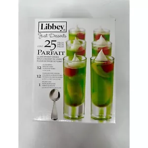 Libbey Just Desserts Parfait Glass Containers Set Of 24 Pieces - Picture 1 of 5
