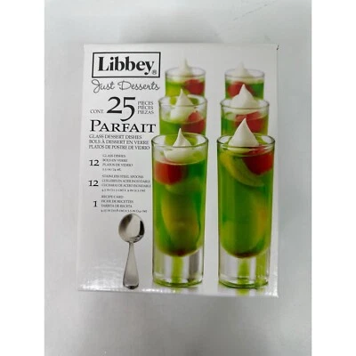 Libbey Just Desserts Parfait Glass Containers Set Of 24 Pieces - Image 1 of 4