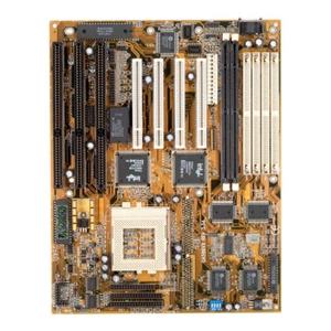Mainboard Baby-AT GIGABYTE GA586VX REV 3.34 SOCKEL 7 SDRAM SIMM PCI ISA - Bild 1 von 3