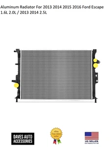 Radiador de aluminio para Ford Escape 2013 2014 2015 2016 1,6 L 2,0 L / 2013 2014 2,5 L - Imagen 1 de 6